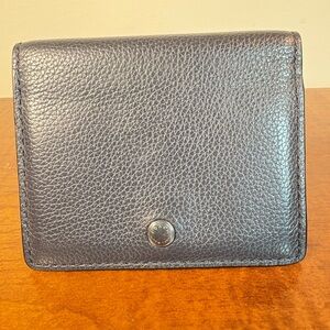 Coach Black Leather Cardholder Style Wallet excellent condition